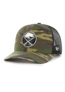47 Buffalo Sabres Camo Trucker Adjustable Hat - Green