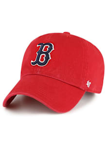 47 Boston Red Sox Clean Up Adjustable Hat - Red