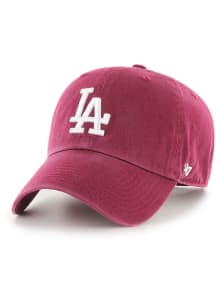 47 Los Angeles Dodgers Clean Up Adjustable Hat - Cardinal
