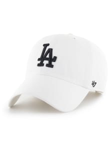Los Angeles Dodgers Clean Up Adjustable Hat - White