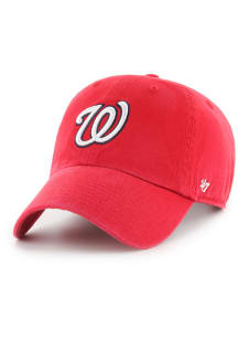 47 Washington Nationals Clean Up Adjustable Hat - Red