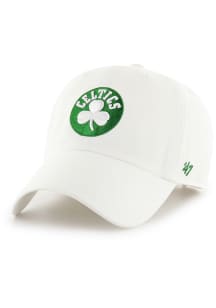 47 Boston Celtics Clean Up Adjustable Hat - White