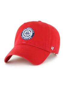 47 Los Angeles Clippers Clean Up Adjustable Hat - Red