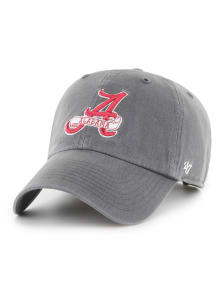 47 Alabama Crimson Tide Vintage Clean Up Adjustable Hat - Charcoal