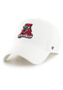 47 Alabama Crimson Tide Vintage Clean Up Adjustable Hat - White