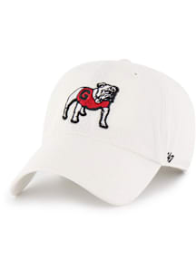47 Georgia Bulldogs Clean Up Adjustable Hat - White