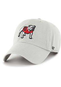 47 Georgia Bulldogs Clean Up Adjustable Hat - Grey