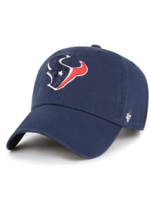 47 Houston Texans Clean Up Adjustable Hat - Navy Blue