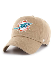 47 Miami Dolphins Clean Up Adjustable Hat - Khaki