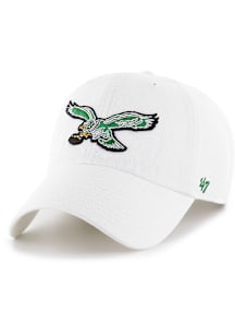 47 Philadelphia Eagles Historic Clean Up Adjustable Hat - White