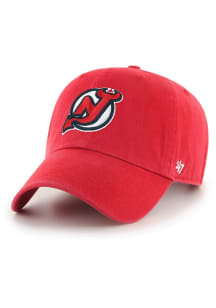 47 New Jersey Devils Clean Up Adjustable Hat - Red