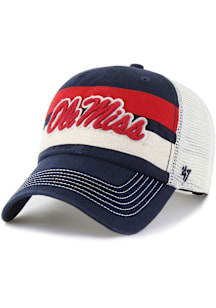 47 Ole Miss Rebels Clubhouse Boon Clean Up Adjustable Hat - Navy Blue