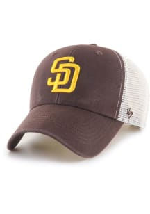 47 San Diego Padres Flagship Wash MVP Adjustable Hat - Brown