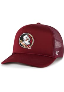 47 Florida State Seminoles Foam Front Mesh Trucker Adjustable Hat - Cardinal