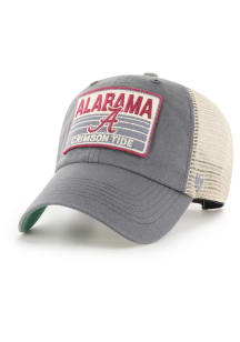 47 Alabama Crimson Tide Four Stroke Clean Up Adjustable Hat - Charcoal