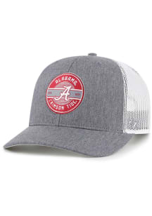 47 Alabama Crimson Tide Hash Mark Trucker Adjustable Hat - Charcoal