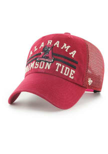 47 Alabama Crimson Tide Vintage Highpointe Clean Up Adjustable Hat - Red