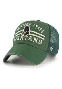 47 Green Michigan State Spartans Vintage Highpointe Clean Up Adjustable Hat