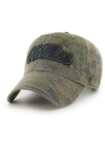 47 Ole Miss Rebels OHT Movement Clean Up Adjustable Hat - White