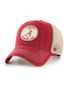 47 Alabama Crimson Tide Pitstop Clean Up Adjustable Hat - Red