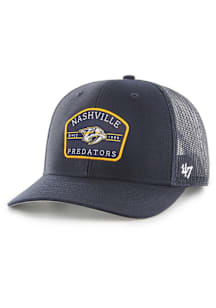 47 Nashville Predators Primer Trucker Adjustable Hat - Navy Blue