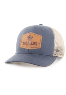 47 Toronto Maple Leafs Rawhide Trucker Adjustable Hat - Navy Blue