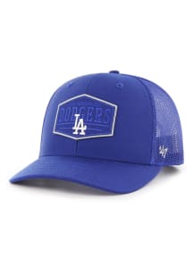 47 Los Angeles Dodgers Ridgeline Trucker Adjustable Hat - Blue