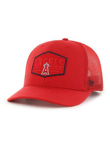 47 Los Angeles Angels Ridgeline Trucker Adjustable Hat - Red