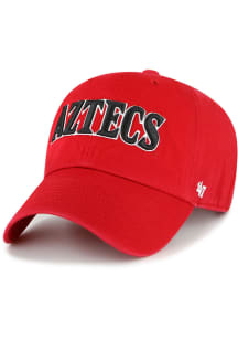 47 San Diego State Aztecs Script Clean Up Adjustable Hat - Red