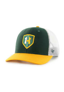 47 North Dakota State Bison Side Note Trucker Adjustable Hat - Green