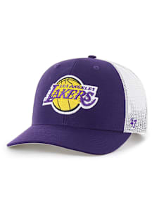 47 Los Angeles Lakers Trucker Adjustable Hat - Purple