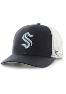 47 Seattle Kraken Trucker Adjustable Hat - Navy Blue