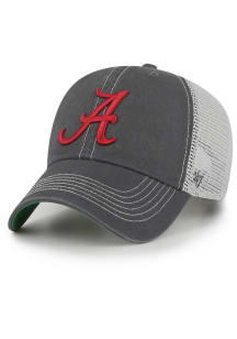 47 Alabama Crimson Tide Trawler Clean Up Adjustable Hat - Charcoal
