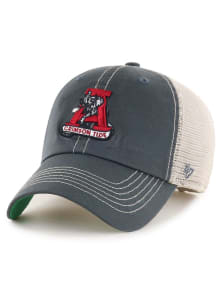 47 Alabama Crimson Tide Vintage Trawler Clean Up Adjustable Hat - Charcoal