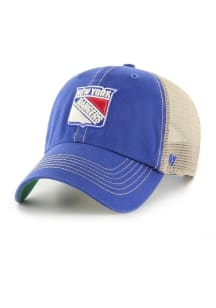 47 New York Rangers Trawler Clean Up Adjustable Hat - Blue