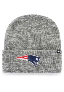 47 New England Patriots Dark Grey Brain Freeze Cuff Mens Knit Hat