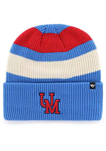 47 Ole Miss Rebels Blue Vintage Clunhouse Jennings Cuff Mens Knit Hat