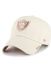 47 Las Vegas Raiders Natural Ballpark Cheer Clean Up Womens Adjustable Hat