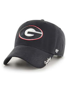 47 Georgia Bulldogs Black Miata Clean Up Womens Adjustable Hat