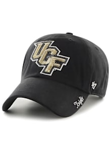 47 UCF Knights Black Sparkle Clean Up Womens Adjustable Hat