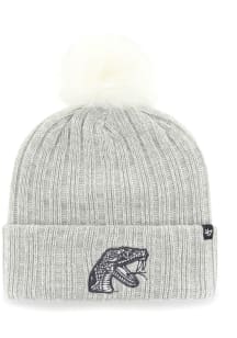 47 Florida A&amp;M Rattlers Grey Koda Cuff Pom Womens Knit Hat