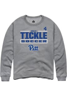 Holly Tickle Rally Mens Graphite Pitt Panthers NIL Stacked Box Player Crew