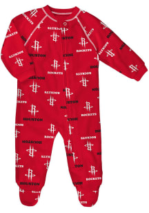 HOU Rockets INF Red Raglan Zip PJ