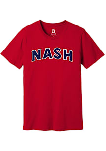 Summit Sportswear Nashville Sounds Red Alt Logo Wordmark Short Sleeve T Shirt