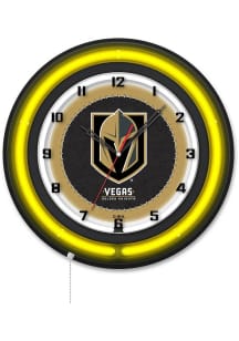 Vegas Golden Knights 19in Neon Wall Clock