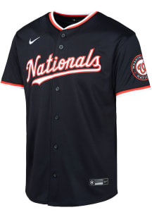 WSHN Yth NAVY Blank Lmtd Alt Jersey Baseball Jersey