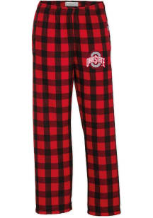 Youth Red Ohio State Buckeyes Flannel Loungewear Sleep Pants