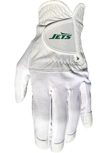 New York Jets White Cool Mesh Golf Gloves