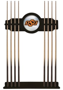 Oklahoma State Cowboys Solid Wood Cue Rack Pool Table
