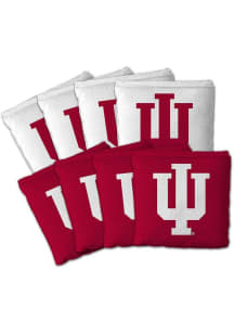 Red Indiana Hoosiers 8pk Corn Hole Bags